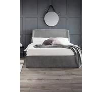 Julian Bowen Frida King Size Grey Storage Ottoman Bed - Wilko