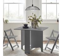 Julian Bowen Gatan Small Gateleg Table With 2 Chairs - Grey, Grey