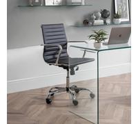 Julian Bowen Gio Black & Chrome Office Chair