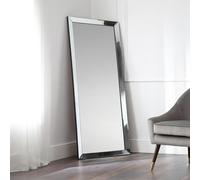 Julian Bowen Glass Soprano Lean-To-Dress Mirror - Sleek and Modern Full-Length Mirror for Any Room