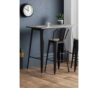 Grafton Bar Table - Mocha Elm/Black