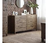 Julian Bowen Heritage 6 Drawer Wide Chest in Brown Julian Bowen Brown