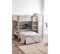 Julian Bowen Horizon Single White & Wood Effect Multiway Bunk Bed Julian Bowen White Single