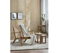 Julian Bowen Icaria Oak Woven Arm Chair Oak