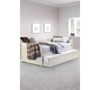 Julian Bowen Jessica Single Ivory Daybed with pull-out Trundle Julian Bowen Ivory Single