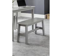 Julian Bowen Kobe 2 Seater Grey Lacquer Dining Bench - Wilko