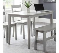 Julian Bowen Kobe Compact Rectangular Table - Torino Grey