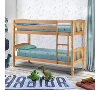 Julian Bowen Lincoln Single Solid Pine Bunk Bed - Wood - Wilko