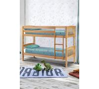 Julian Bowen Lincoln Single Pine Bunk Bed in Natural Julian Bowen Natural Single
