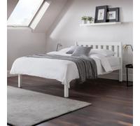 Julian Bowen Luna Double Surf White Bed - Wilko