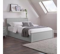 Julian Bowen Maine 150Cm King Grey Lift-Up Ottoman Storage Bed