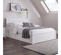 Julian Bowen Maine King Surf White Ottoman Bed - Wilko