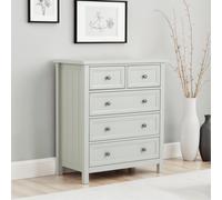 Julian Bowen Maine 5 Drawer Chest - Dove Grey