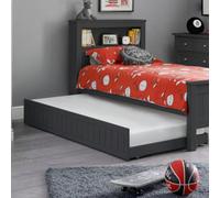 Julian Bowen Maine 90Cm Single Anthracite Black Underbed Trundle Drawer