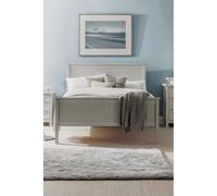 Julian Bowen Maine Double Dove Grey Bed Frame - Wilko
