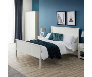 Julian Bowen Maine Double Bed Frame - White