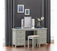 Maine Dressing Stool - Dove Grey