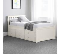 Julian Bowen Maisie Guest Bed with Drawer - Off White
