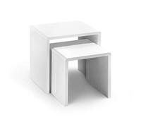 Julian Bowen Manhattan Nest Of 2 Tables - White Nesting