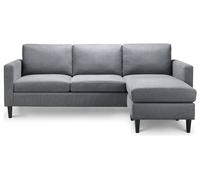 Julian Bowen Marant Corner Sofa Grey, Grey