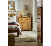 Julian Bowen Marlborough Ready Assembled & 4 Drawer Chest Oak