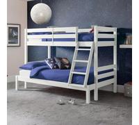 Julian Bowen Merlin 90Cm Single White Triple Sleeper Bunk Bed