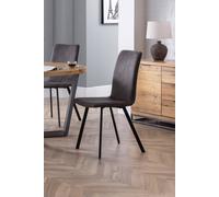 Set Of 2 Monroe Dining Chairs - Charcoal Grey