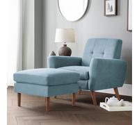 Julian Bowen Monza Compact Retro Chair - Blue