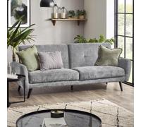 Julian Bowen Monza Sofa Bed In Mobus Fabric - Dove, Grey