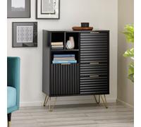 Murano Sideboard - Black / 2 Door 2 Drawer