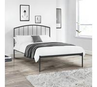 Julian Bowen Anthracite Grey Wood Onyx Bed, Double