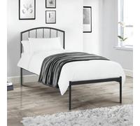 Julian Bowen Onyx 90Cm Single Black Metal Bed