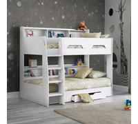 Julian Bowen Orion 90Cm Single White Bunk Bed
