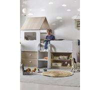 Julian Bowen Orpheus Midsleeper - Pale Wood and White, Brown
