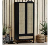 Julian Bowen Padstow Wardrobe Black