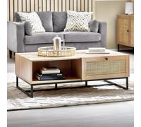 Julian Bowen Padstow 2 Drawer Coffee Table - Natural