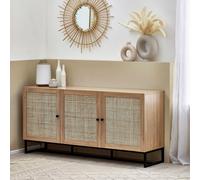 Julian Bowen Padstow 3 Door Sideboard - Natural