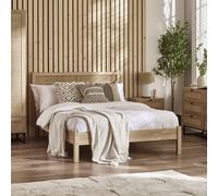 Julian Bowen Padstow Kingsize Wooden Bed Frame - Oak