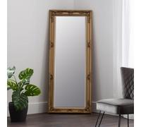 Julian Bowen Palais Gold Lean To Dress Mirror - Size: 170 x 70cm - Wilko