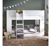 Julian Bowen Parsec 90Cm Single White Bunk Bed