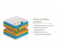 Julian Bowen Platinum Bonnell Spring Bunk Mattress 3FT Single