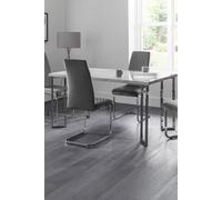 Julian Bowen Positano Marble & Chrome Dining Table