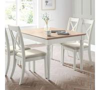 Provence Extending Dining Table - Grey & Limed Oak