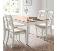 Provence Extending Dining Table - Grey & Limed Oak
