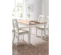 Provence Extending Dining Table - Grey & Limed Oak
