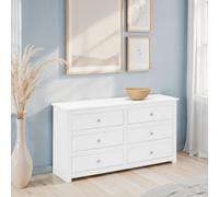 Julian Bowen Radley 6 Drawer Chest - Surf White