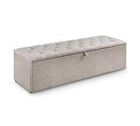 Julian Bowen Ravello Blanket Box - Mink Chinelle Storage Benches
