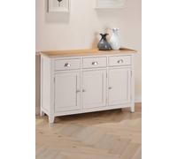 Julian Bowen Richmond Sideboard Elephant Grey/Pale Oak, Grey