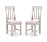 Julian Bowen Grey Wood Richmond Dining Chairs Set of 2