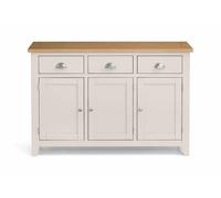 Julian Bowen Richmond Elephant Grey 3 Drawer 3 Door Sideboard